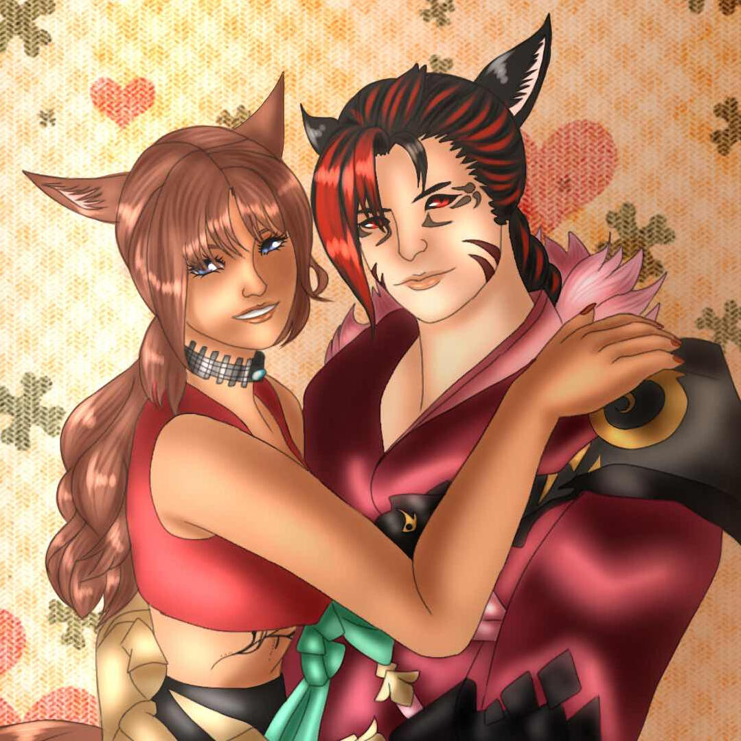 Miqo&#39;te Couple